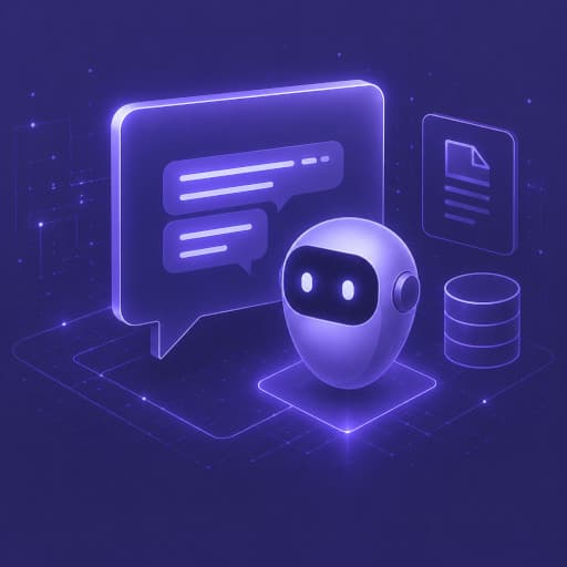 Illustrazione servizio chatbot conversazionali