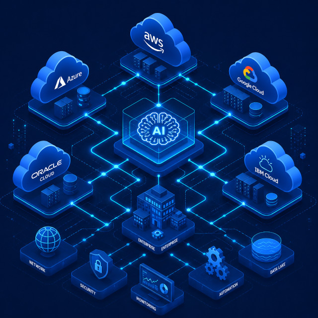 Applicazione ibrida multi cloud e on-premises